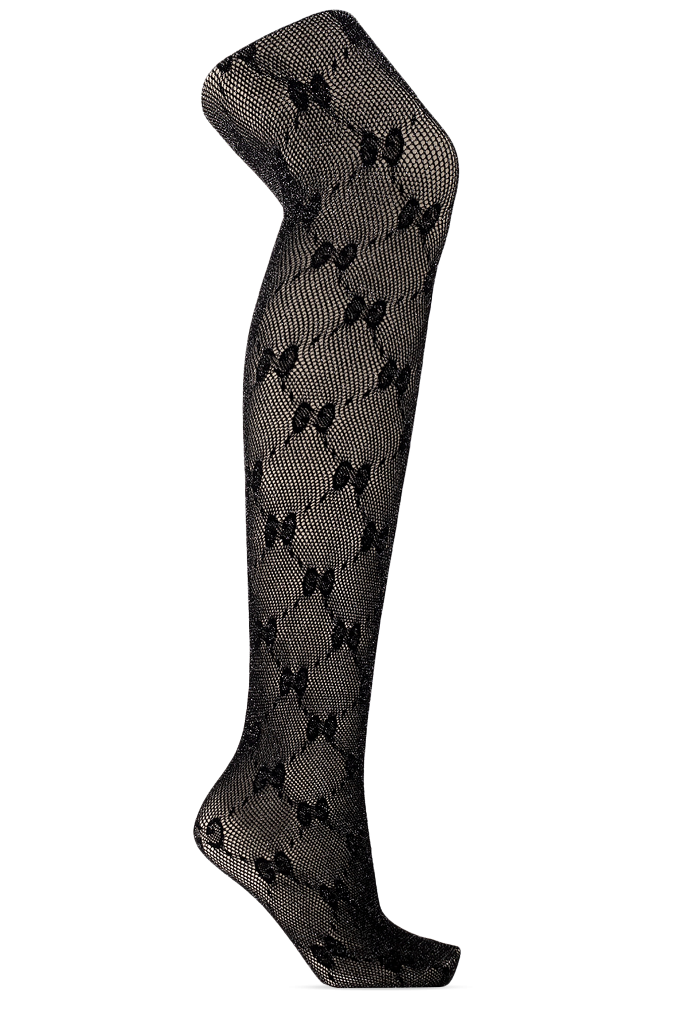 Gucci intarsia fishnet tights hotsell